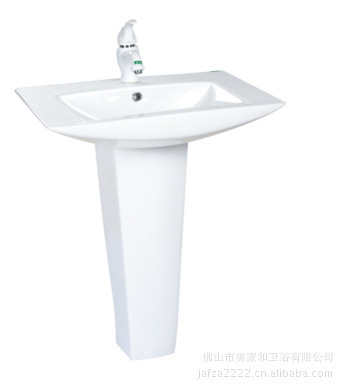 厂家直销JAFZA 2820经典款式卫生洁具陶瓷柱盆 佛山市美家和卫浴专业供应